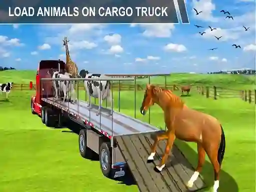 Animal Cargo Transporter Truck Game 3D — δωρεάν online παιχνίδι