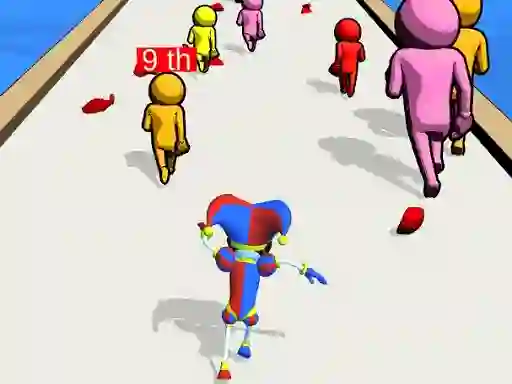 Digital Circus Run And Shoot — δωρεάν online παιχνίδι