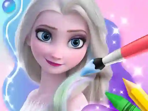 Coloring Book For Elsa — δωρεάν online παιχνίδι