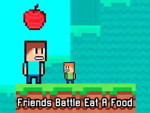 Friends Battle Eat A Food — δωρεάν online παιχνίδι