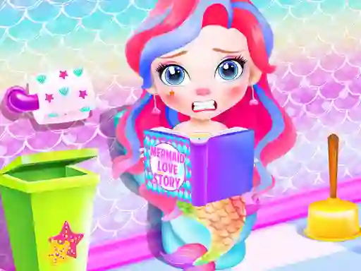 Baby Mermaid Caring Games — δωρεάν online παιχνίδι