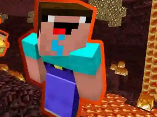 Noob Parkour: Nether — δωρεάν online παιχνίδι