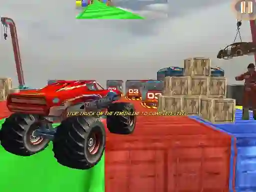 Monster Truck Driving Stunt Game Sim — δωρεάν online παιχνίδι