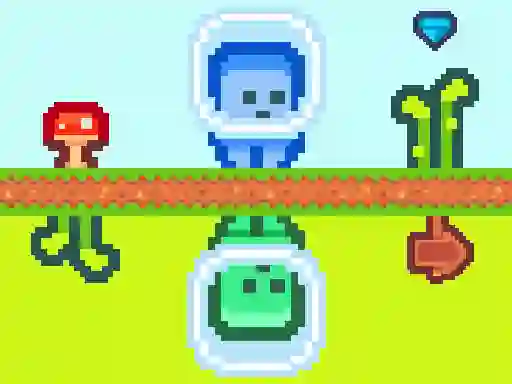 Two Aliens Adventure — δωρεάν online παιχνίδι