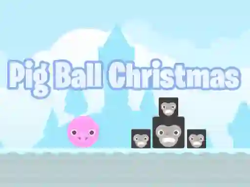 Pig Ball Christmas — δωρεάν online παιχνίδι