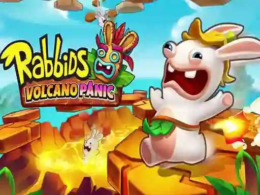 Rabbids Volcano Panic — δωρεάν online παιχνίδι
