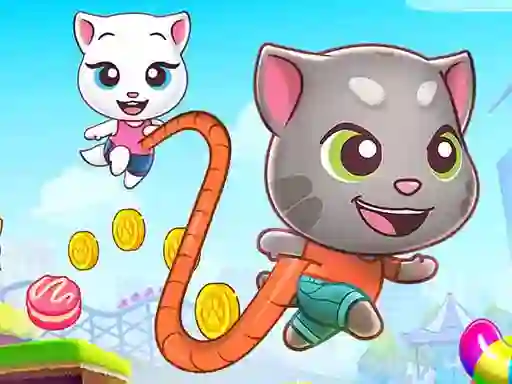 Tom & Angela Jump — δωρεάν online παιχνίδι