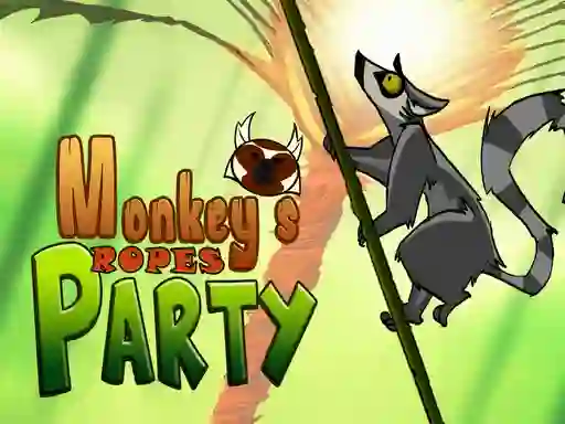 Monkey's ropes party — δωρεάν online παιχνίδι