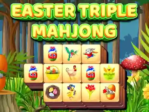 Easter Triple Mahjong — δωρεάν online παιχνίδι