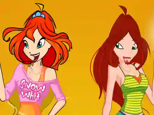 Bloom and Flora Dress Up — δωρεάν online παιχνίδι