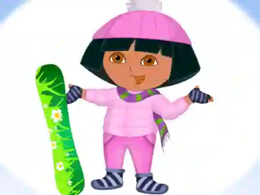 Dora Ski Winter Dressup — δωρεάν online παιχνίδι