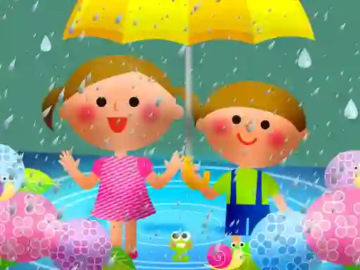 Kids Rainy Day Puzzle — δωρεάν online παιχνίδι