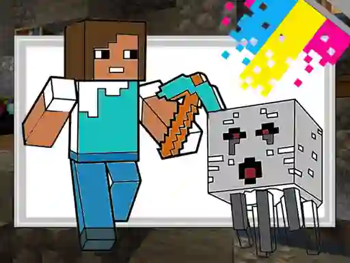 Minecraft Coloring Pages — δωρεάν online παιχνίδι