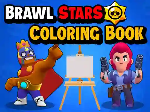 Brawl Stars Coloring Books — δωρεάν online παιχνίδι