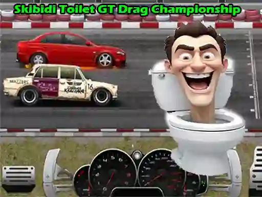 Skibidi Toilet GT Drag Championship — δωρεάν online παιχνίδι