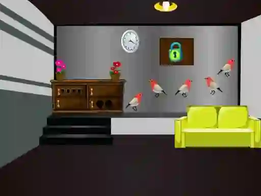 Grey Checked Room Escape — δωρεάν online παιχνίδι