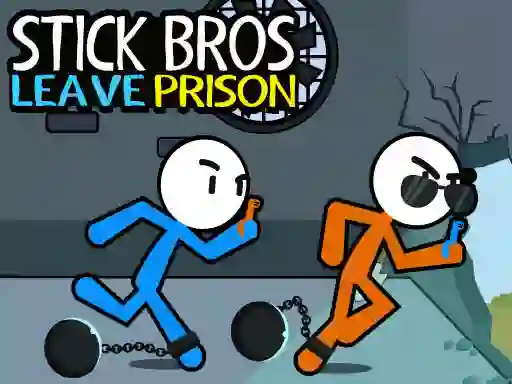 Stick Bros Leave Prison — δωρεάν online παιχνίδι