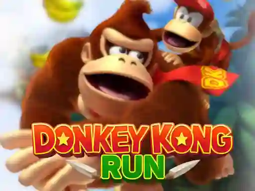 Donkey Kong Run — δωρεάν online παιχνίδι