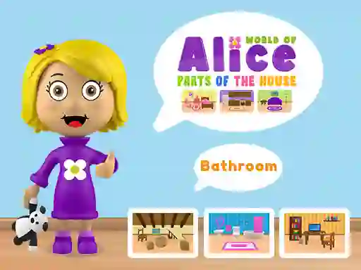 World of Alice Parts of the House — δωρεάν online παιχνίδι