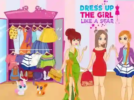 Dress Up The Girl Like A Star — δωρεάν online παιχνίδι