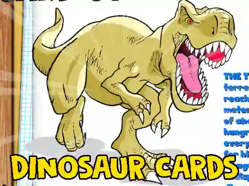 Dinosaur Cards — δωρεάν online παιχνίδι