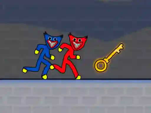 Stickman Huggy Party Duo — δωρεάν online παιχνίδι