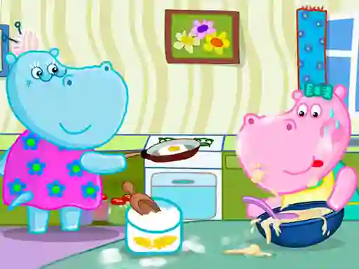 Hippo Cooking School — δωρεάν online παιχνίδι