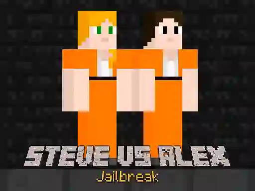 Steve vs Alex Jailbreak — δωρεάν online παιχνίδι
