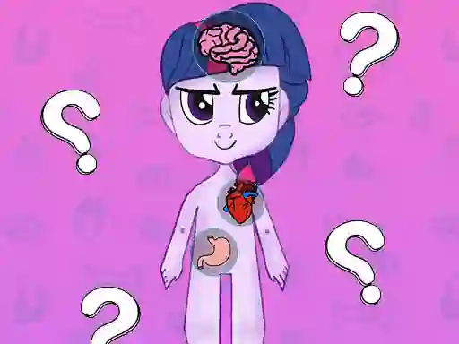 My Little Pony Learning The Body — δωρεάν online παιχνίδι