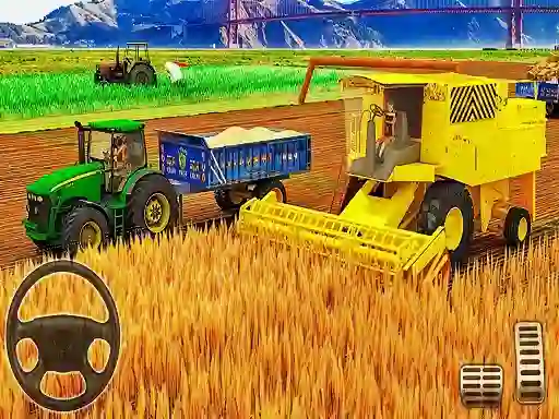 US Modern Tractor Farming Game 3D 2022 — δωρεάν online παιχνίδι