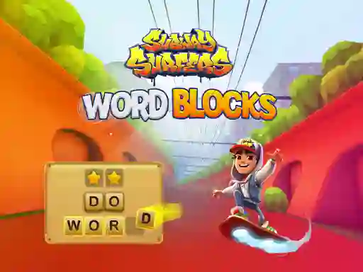 Subway Surfers Word Blocks — δωρεάν online παιχνίδι
