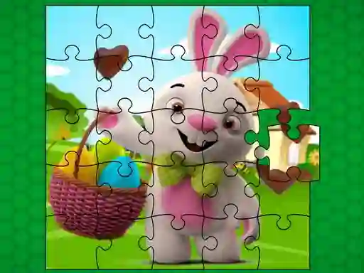 Easter Bunny Eggs Jigsaw — δωρεάν online παιχνίδι