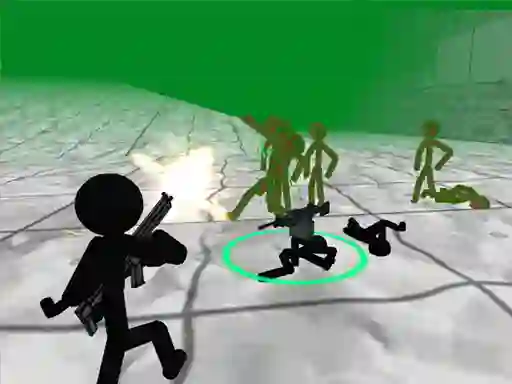 Stickman Killing Zombie 3D — δωρεάν online παιχνίδι