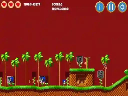 Sonic html5 — δωρεάν online παιχνίδι