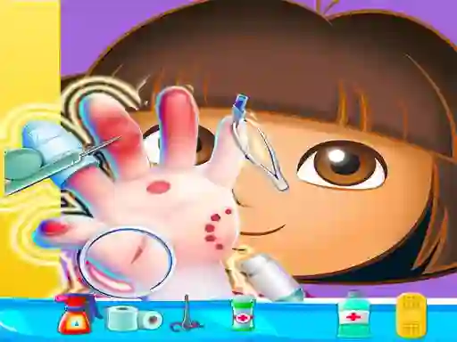 Dora Hand Doctor — δωρεάν online παιχνίδι