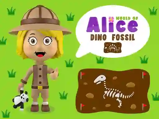 World of Alice Dino Fossil — δωρεάν online παιχνίδι