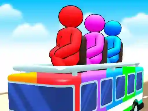 Bus Jam Sort — δωρεάν online παιχνίδι