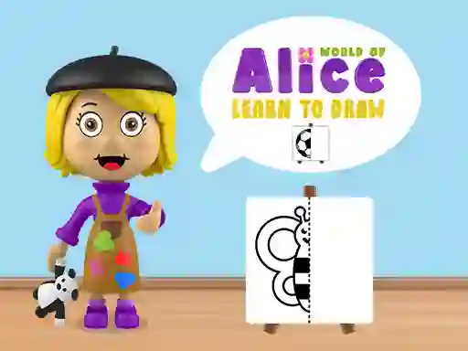 World of Alice Learn to Draw — δωρεάν online παιχνίδι