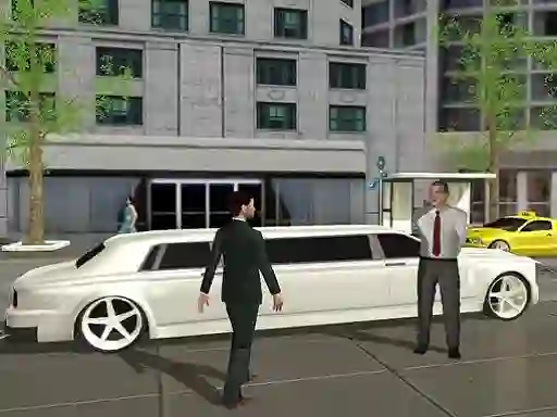 Limo Taxi Driving Simulator: Limousine Car Games — δωρεάν online παιχνίδι