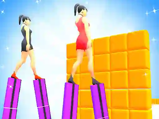 Heels Run Race - Stack Rider — δωρεάν online παιχνίδι