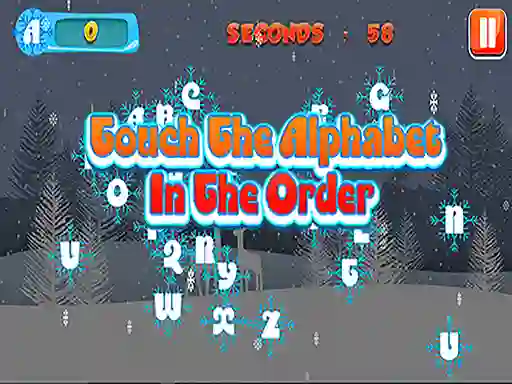 Touch the Alphabet in the Order — δωρεάν online παιχνίδι