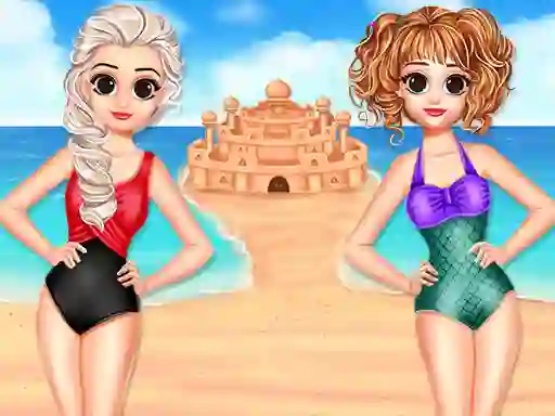 Princess Summer Sand Castle — δωρεάν online παιχνίδι