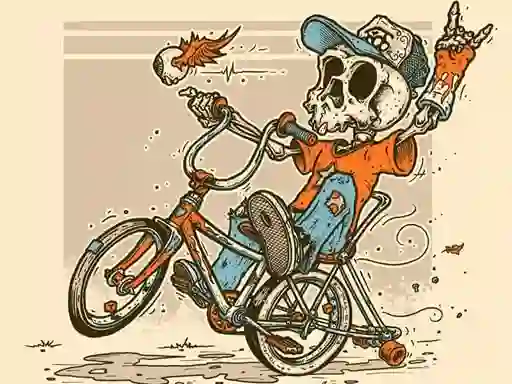 Halloween Bike Ride — δωρεάν online παιχνίδι