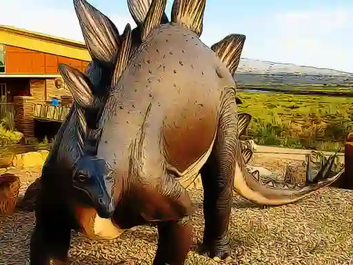 Stegosaurus Dinosaur Jigsaw — δωρεάν online παιχνίδι