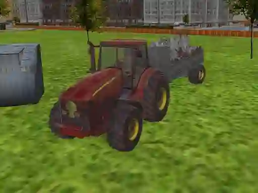 3D city tractor garbage sim — δωρεάν online παιχνίδι