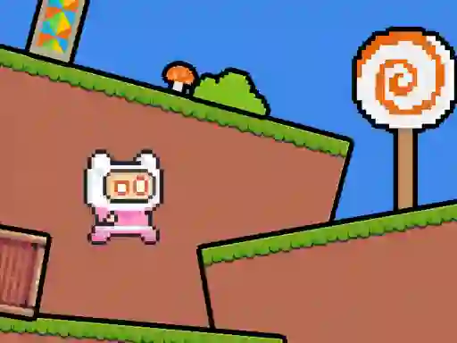 Pink Rush Speedrun Platformer — δωρεάν online παιχνίδι