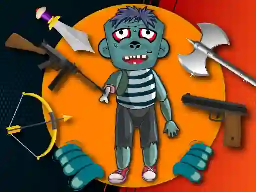 Kick The Zombie — δωρεάν online παιχνίδι