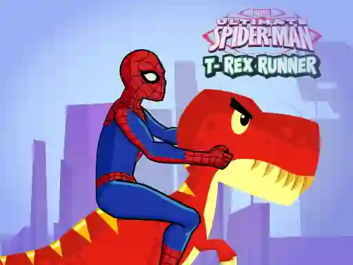 Spiderman T-Rex Runner — δωρεάν online παιχνίδι