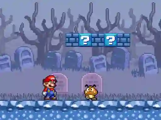 Super Mario Bros Star Scramble 2 Ghost island — δωρεάν online παιχνίδι