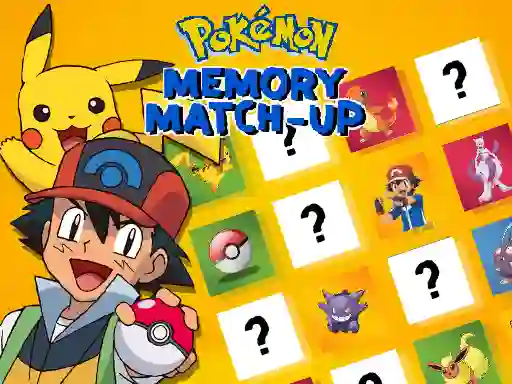 Pokemon Memory Match-Up — δωρεάν online παιχνίδι
